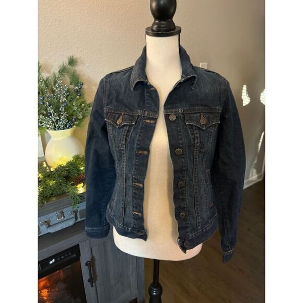 Old Navy women's denim jean jacket size small blue